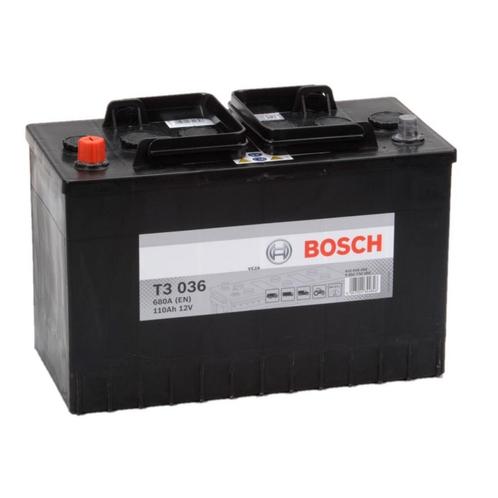Bosch Startaccu 12 volt 110 ah T3 036 Black truckline, Watersport en Boten, Accessoires en Onderhoud, Nieuw, Ophalen of Verzenden