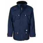 Seyntex hardshell regenjas met capuchon, brandvertragend,..., Kleding | Heren, Ophalen of Verzenden, Nieuw, Blauw, Seyntex