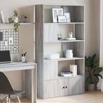 vidaXL Boekenkast 100x36x189 cm bewerkt hout grijs sonoma, Huis en Inrichting, Verzenden, Nieuw, Overige houtsoorten
