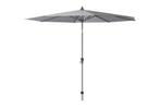 Platinum Riva parasol 3 m. Premium Manhattan Grey, Nieuw, Stokparasol, Verzenden, Kantelbaar
