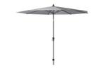 Platinum Riva parasol 3 m. Premium Manhattan Grey, Verzenden, Nieuw, Stokparasol, Kantelbaar