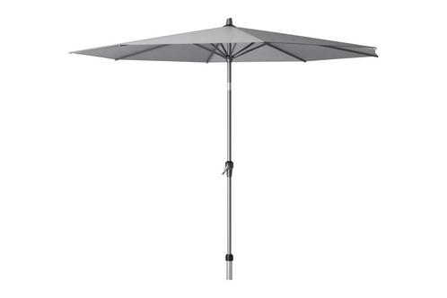 Platinum Riva parasol 3 m. Premium Manhattan Grey, Tuin en Terras, Parasols, Stokparasol, Nieuw, Kantelbaar, Verzenden