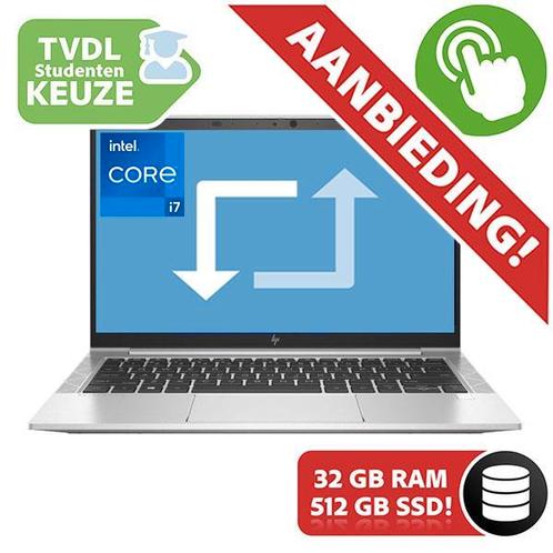 HP Elitebook 830 G8 Ci7-1185G7 | 512GB | 32GB | 13,3 TOUCH, Computers en Software, Windows Laptops, 4 Ghz of meer, SSD, 13 inch
