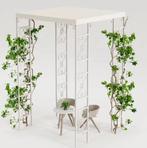 Metalen Pergola 180x180 – Witte Bruiloft Luifel met Doek, Verzenden, Nieuw