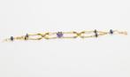 Armband - 18 karaat Geel goud Saffier - Robijn, Nieuw