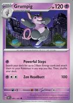 Grumpig 091/197 reverse holo Obsidian flames, Hobby en Vrije tijd, Verzamelkaartspellen | Pokémon, Ophalen of Verzenden, Nieuw