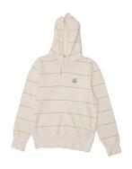 NIKE Mens Hoodie Jumper Small Off White Striped Cotton, Kleding | Heren, Truien en Vesten, Verzenden, Nieuw