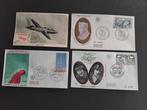 Frankrijk 1954/1981 - Geïllustreerde FDCs, eerste dag, Postzegels en Munten, Gestempeld