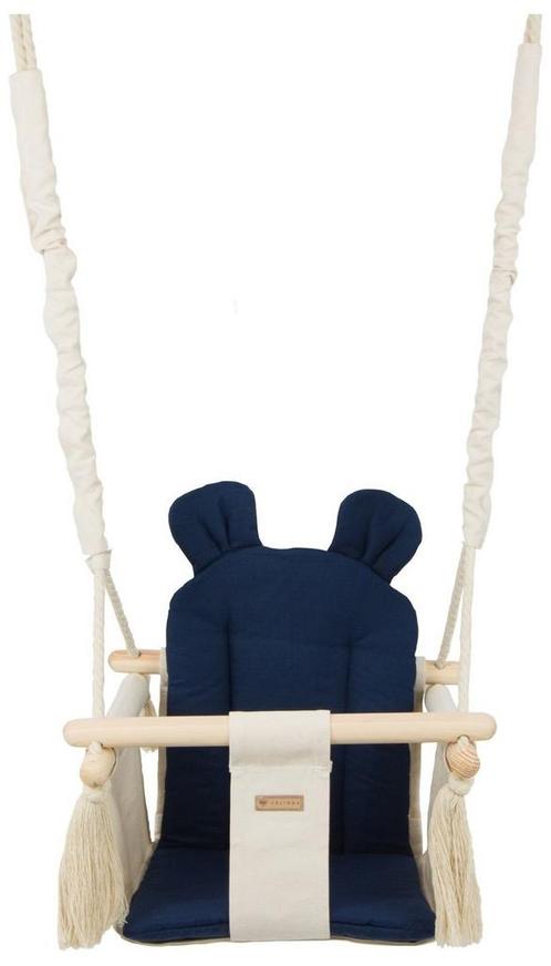 Babyschommel - babyswing - met oren - max. 20 kg - crème,.., Kinderen en Baby's, Speelgoed | Buiten | Speeltoestellen, Nieuw, Ophalen of Verzenden