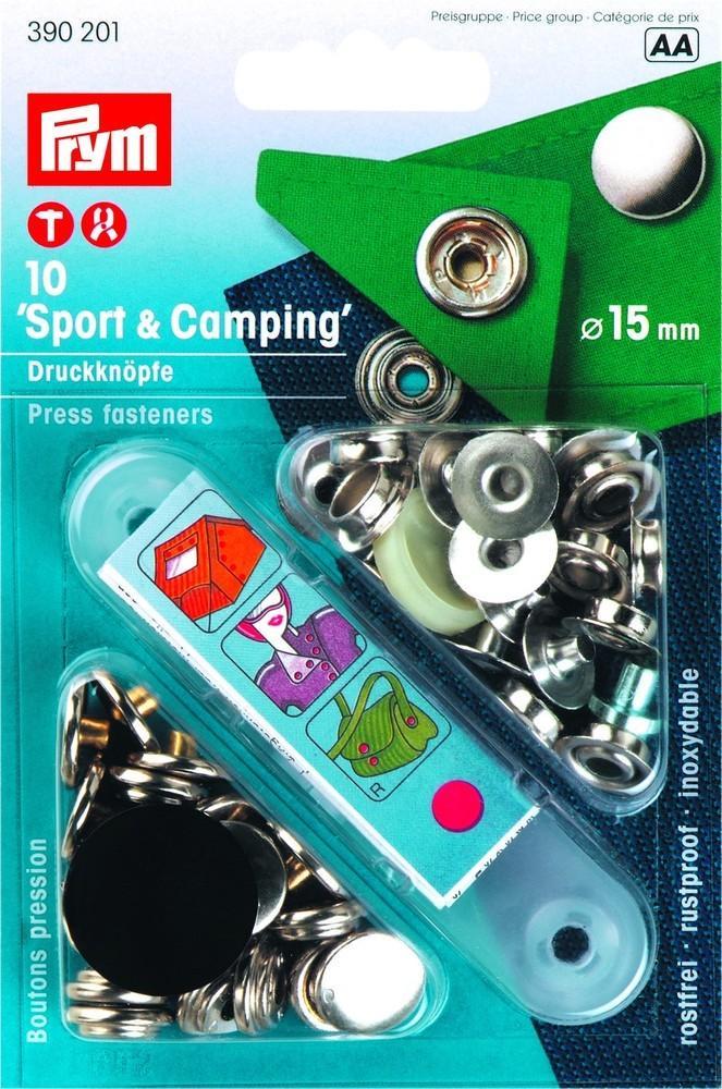 Prym Sport & Camping drukknopen zilver, Watersport en Boten, Accessoires en Onderhoud, Onderhoud en Reparatie, Nieuw, Ophalen of Verzenden