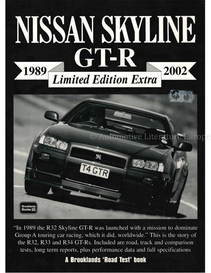 NISSAN SKYLINE GT-R 1989-2002 (LIMITED EDITION EXTRA), Boeken, Auto's | Boeken, Nissan