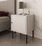Meubella Nachtkastje wit 45cm set van 2 | Modern, Huis en Inrichting, Verzenden, Nieuw