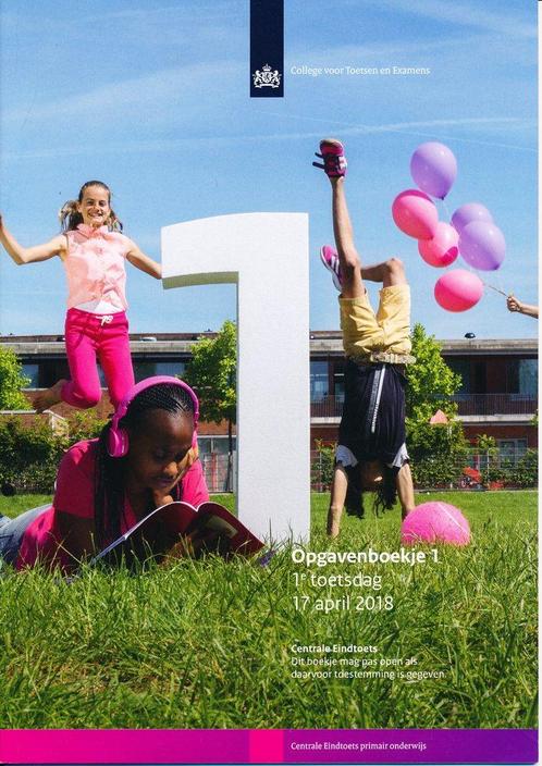 Centrale Eindtoets 2018 opgavenboekje 1, Boeken, Schoolboeken, Nieuw, Verzenden