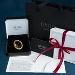 Roségouden broche met diamant 14 krt, Ophalen of Verzenden, Nieuw