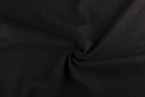 Linnen gordijnstof zwart - Linnen stof 25m op rol, Hobby en Vrije tijd, Stoffen en Lappen, 120 cm of meer, 200 cm of meer, Zwart