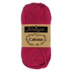 Scheepjes Catona - 10g - 192 Scarlet, Ophalen of Verzenden, Nieuw, Breien of Haken, Wol of Garen