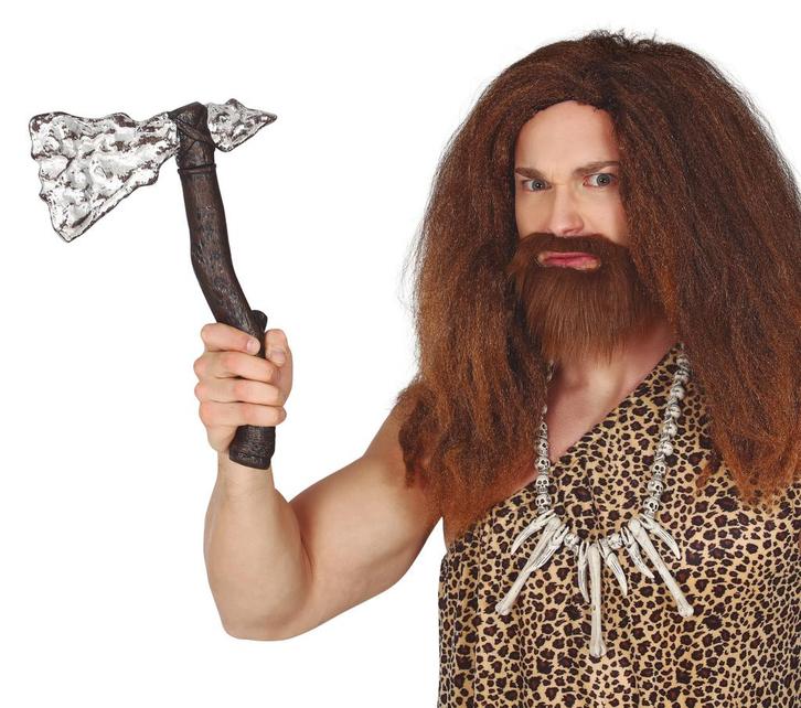 Holbewoner Bijl 33cm, Hobby en Vrije tijd, Feestartikelen, Nieuw, Verzenden