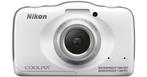 Nikon Coolpix S32 Waterdichte Digitale Compact Camera - Wit, Zo goed als nieuw, Verzenden