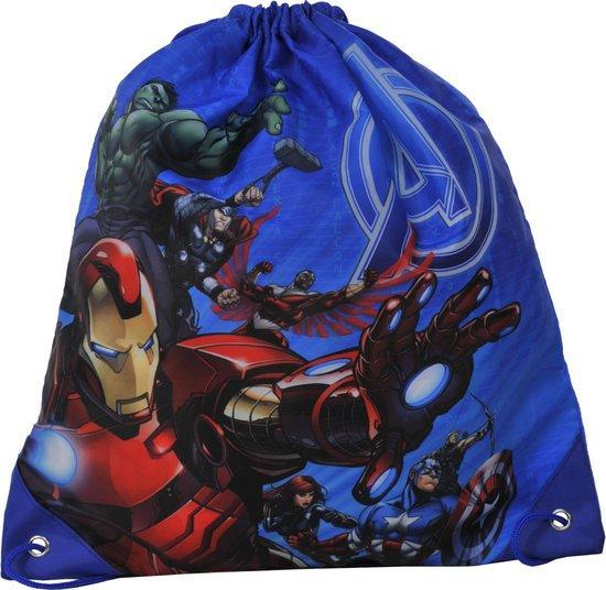 Marvel Avengers - Gymtas - 35cm - blauw, Sieraden, Tassen en Uiterlijk, Tassen | Reistassen en Weekendtassen, Verzenden