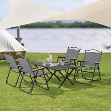 Tuinset Botrugno 5-delig campingset grijs casa.pro beschikbaar voor biedingen