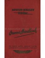 1954 AUSTIN HEALEY 100 INSTRUCTIEBOEKJE ENGELS, Auto diversen