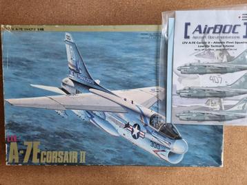 Hasegawa P12 A-7E Corsair II 1:48 + AirDOC decals beschikbaar voor biedingen