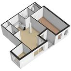 Appartement met balkon, wasmachineaansluiting en p..., Huizen en Kamers, Huizen te huur, Appartement, Direct bij eigenaar, Bergen-op-zoom