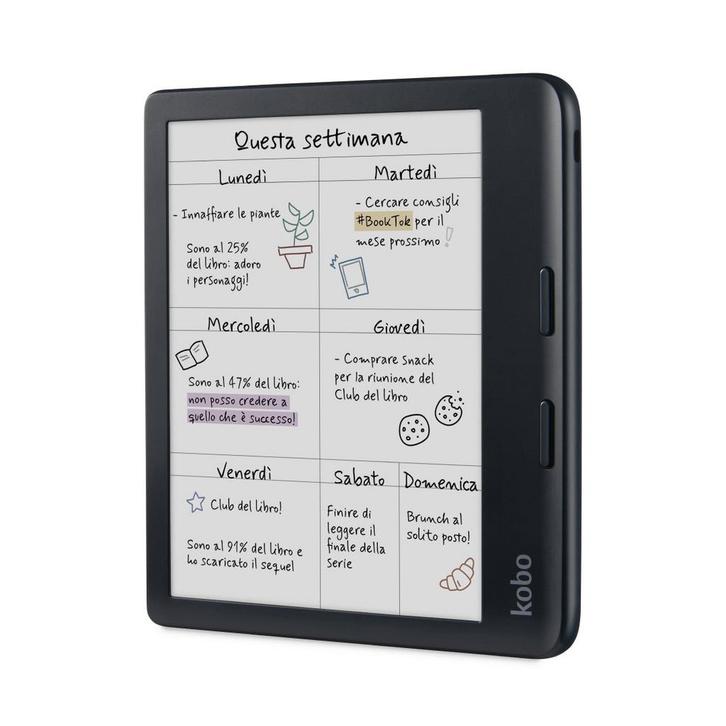 Kobo Libra Colour - E-Reader - 7 inch - 32GB - Zwart (In doo, Computers en Software, E-readers, Zo goed als nieuw, Verzenden