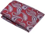 Suitable Pochet Paisley Rood maat one size Heren, Kleding | Heren, Verzenden, Nieuw, Rood, Suitable