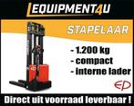 Elektrische stapelaar nodig ? Grootste voorraad van NL !, Zakelijke goederen, Stapelaar, 1000 tot 2000 kg, Elektrisch, Verzenden