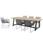 Noah Aprilla dining tuinset 260x100xH75 cm 7 delig, Ophalen of Verzenden, Nieuw