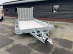 HULCO TERRAX TRIDEM ASSER 394 X 184 CM 3500 KG LANGE KLEP !, Auto diversen, Aanhangers en Bagagewagens, Ophalen, Nieuw