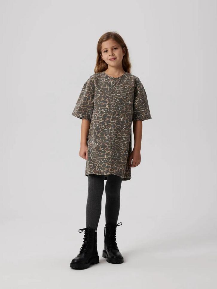 Panterprint meisjes jurk katoen loose fit – Name It 128, Kinderen en Baby's, Kinderkleding | Maat 128, Meisje, Nieuw, Ophalen of Verzenden