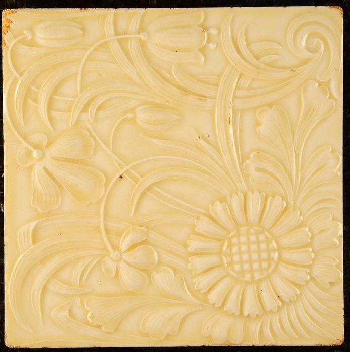 Jugendstil Tegel - Ernst Teichert, Meissen - Art Nouveau -, Antiek en Kunst, Antiek | Glas en Kristal