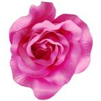 Haarclip grote fuchsia roos - 9 cm NIEUW, Ophalen of Verzenden, Nieuw