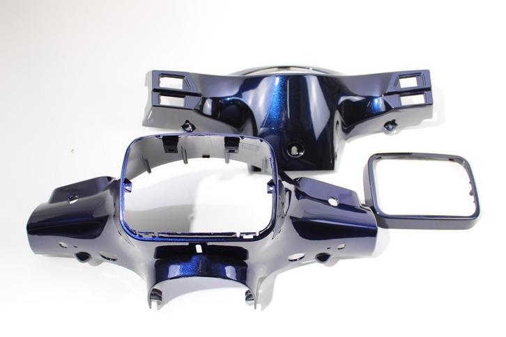 Stuurkappen set | donker blauw | Vespa look | AGM VX, Riva,, Fietsen en Brommers, Brommeronderdelen | Scooters, Zo goed als nieuw