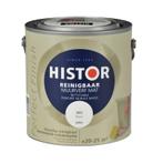 Histor Reinigbaar Muurverf Mat - Zwart - 2,5 liter, Doe-het-zelf en Verbouw, Verf, Beits en Lak, Zwart, Nieuw, Ophalen of Verzenden