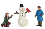 Kinderen maken sneeuwpop set van 3 - Dickensville, Diversen, Kerst, Nieuw, Verzenden
