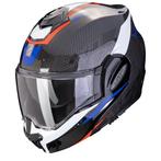 Scorpion Exo-Tech Evo Carbon Rover Zwart Rood Blauw, Systeemhelm, XXL, Nieuw met kaartje, Overige merken