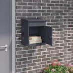 vidaXL Pakket inwerp box Antraciet 44 x 35 x 59 cm Staal, Verzenden, Nieuw