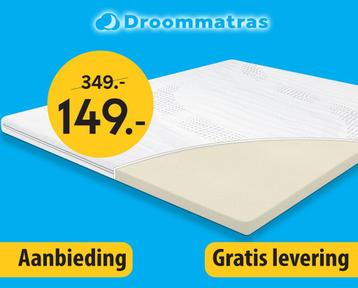 Traagschuim topper 140x200 cm - GRATIS LEVERING ! beschikbaar voor biedingen