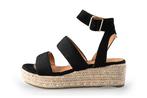 Sandalen in maat 38 Zwart | 10% extra korting, Verzenden, Zwart, Sandalen of Muiltjes, Zo goed als nieuw