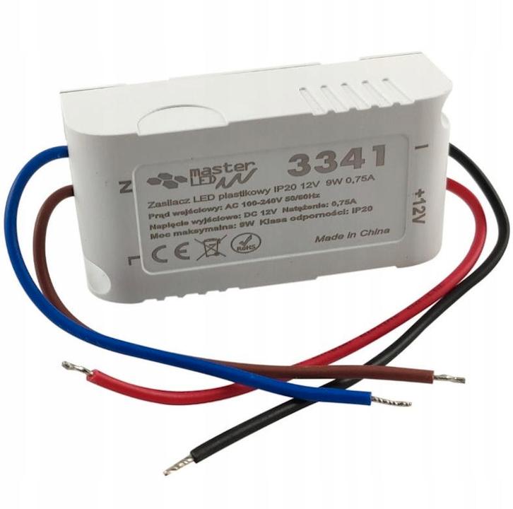 Inbouw voeding - 12 Volt - 0.75A - 9 Watt, Doe-het-zelf en Verbouw, Elektra en Kabels, Ophalen of Verzenden