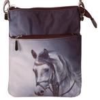 Schoudertasje paard NIEUW, Sieraden, Tassen en Uiterlijk, Tassen | Schoudertassen, Ophalen of Verzenden, Nieuw, Bruin