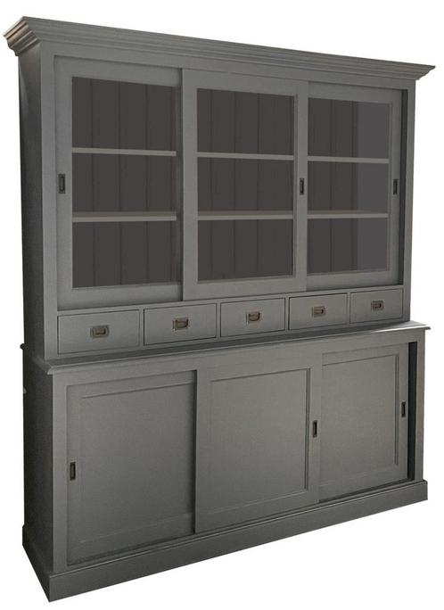 Buffetkast blauwgrijs Winsum 195cm, Huis en Inrichting, Kasten | Buffetkasten, Ophalen of Verzenden