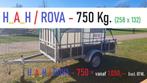 Aanhangwagens: H_A_H- VDM / RoVa / SYMA 260x130 Cm. 750 Kg., Ophalen, Nieuw