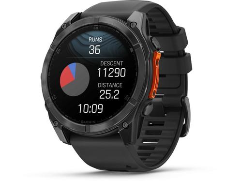 Garmin fnix 8 - Multisport-smartwatch - 1,4 AMOLED-scherm, Huis en Inrichting, Woonaccessoires | Overige, Zo goed als nieuw, Verzenden