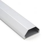 Kabelgoot muur | Goobay | 110 x 5 cm (Aluminium, Grijs), Doe-het-zelf en Verbouw, Verzenden, Nieuw