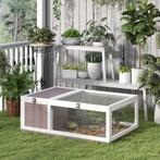 Houten Schildpaddenverblijf Met Hoofdhuizen, Openklapbare Bo, Dieren en Toebehoren, Konijnen