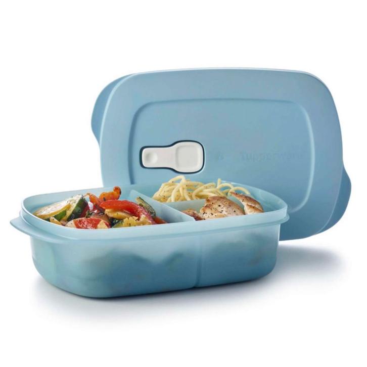 Tupperware CrystalWave Vakjesdoos Lichtblauw, Huis en Inrichting, Keuken | Tupperware, Blauw, Nieuw, Ophalen of Verzenden